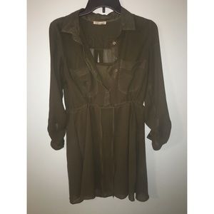 Army green Charlotte Russe dress